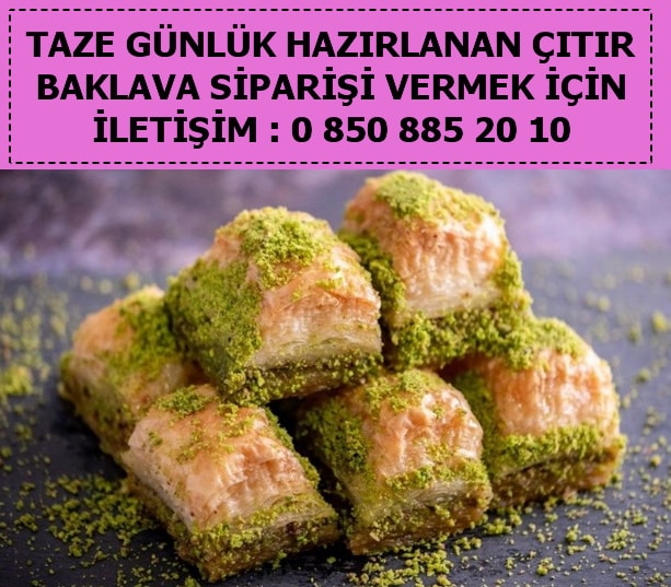 Bartn Muzlu mois Pasta taze gnlk hazrlanan ucuz baklava eitleri tatl siparii yolla gnder